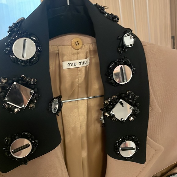 Miu Miu cropped cape 42 - Picture 2 of 5